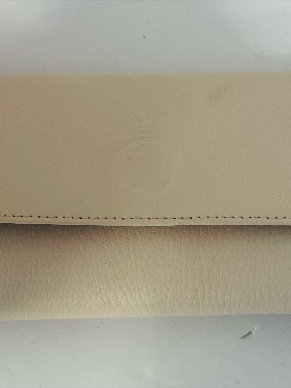 Pandora Cream Leather Travel Jewelry Wallet